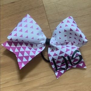 Cheer/dance purple LHS bow